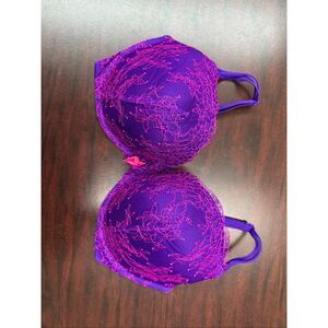 Victoria’s Secret Purple and Pink Very Sexy Push-Up Bra Size 36DDD